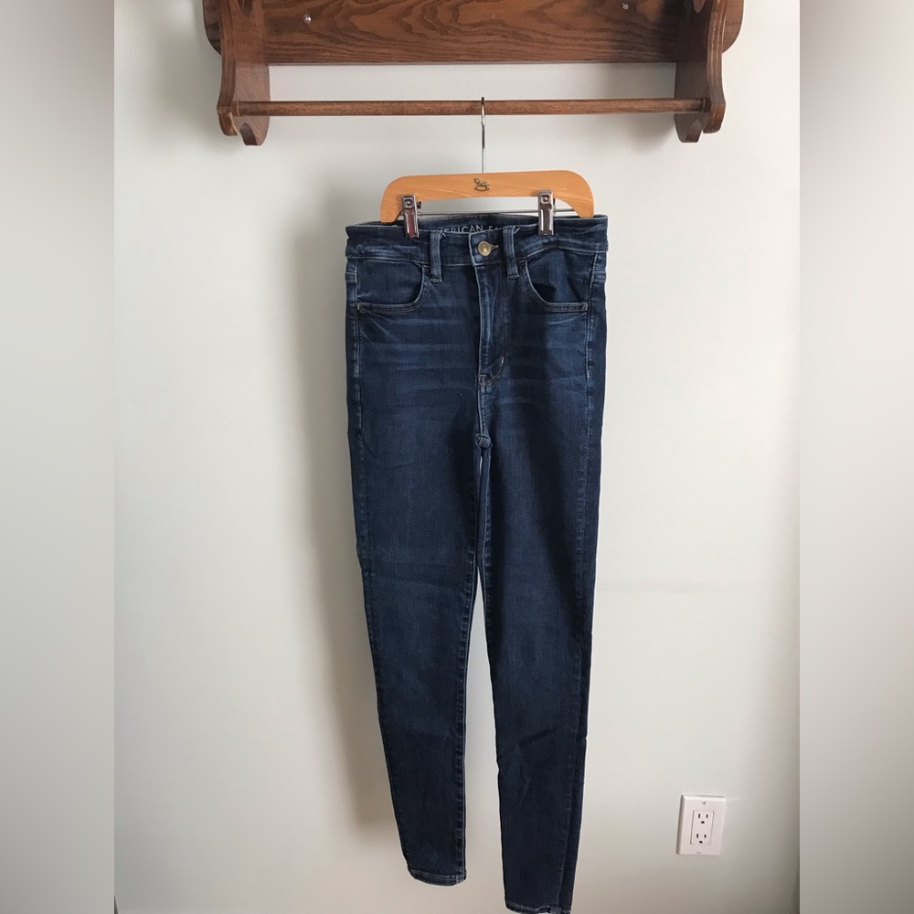 American Eagle Outfitters Skinny Blue Jeans 2